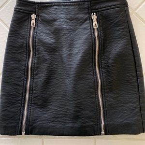 Leather skirt